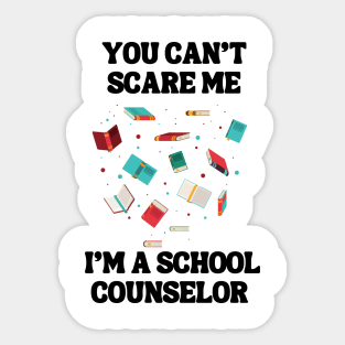 School Counselor Colorful Design Sticker